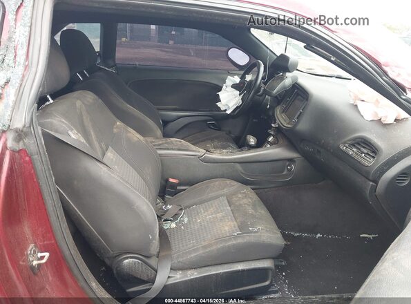 2C3CDZBT0HH656451 2017 DODGE CHALLENGER Maroon Front interior view