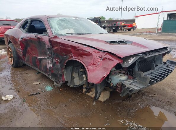 2C3CDZBT0HH656451 2017 DODGE CHALLENGER Maroon 