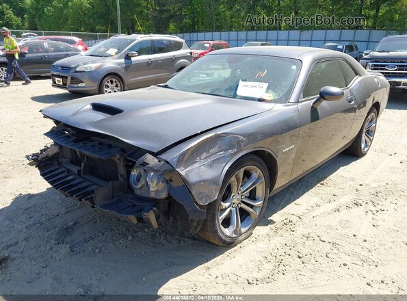 2C3CDZBT3NH124641 2022 DODGE CHALLENGER Gray Вид спереду