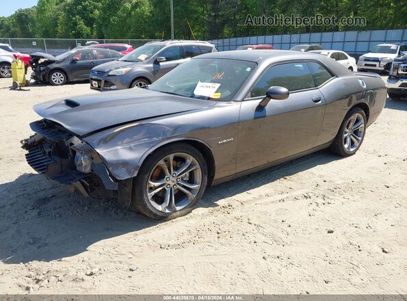 2C3CDZBT3NH124641 2022 DODGE CHALLENGER Gray Передня ліва чверть