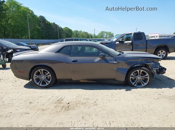2C3CDZBT3NH124641 2022 DODGE CHALLENGER Gray Вид задньої частини салону