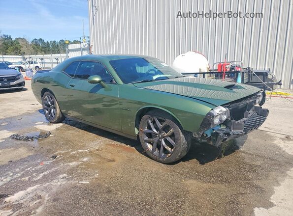 2C3CDZBT6MH603330 2021 DODGE CHALLENGER Green Delantero derecho