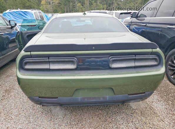 2C3CDZBT6MH603330 2021 DODGE CHALLENGER Green Vista trasera