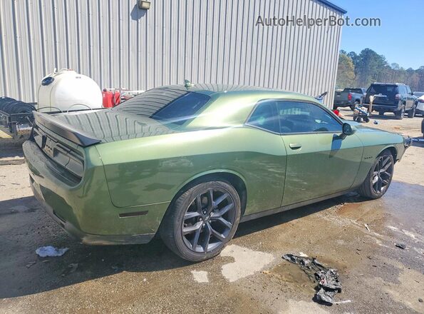 2C3CDZBT6MH603330 2021 DODGE CHALLENGER Green Trasero derecho