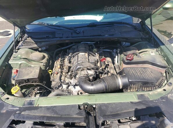 2C3CDZBT6MH603330 2021 DODGE CHALLENGER Green Vista interior trasera