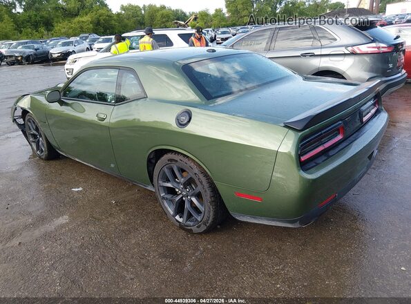 2C3CDZBT6MH631550 2021 DODGE CHALLENGER Green უკანა მარცხენა