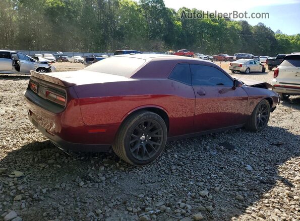 2C3CDZBT7KH512287 2019 DODGE CHALLENGER Burgundy უკანა მარჯვენა