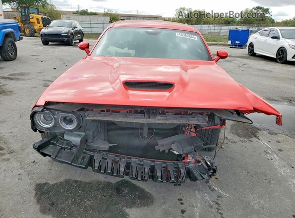 2C3CDZBTXPH602976 2023 DODGE CHALLENGER Red Вид спереду