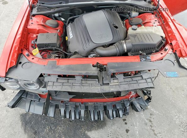 2C3CDZBTXPH602976 2023 DODGE CHALLENGER Red Вид задньої частини салону