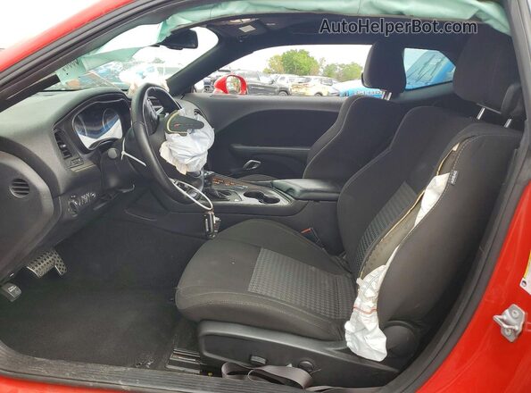 2C3CDZBTXPH602976 2023 DODGE CHALLENGER Red Вид салону спереду