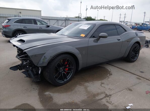 2C3CDZC90PH691864 2023 DODGE CHALLENGER Gray Przód lewy