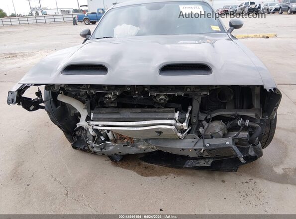 2C3CDZC90PH691864 2023 DODGE CHALLENGER Gray Widok wnętrza z tyłu