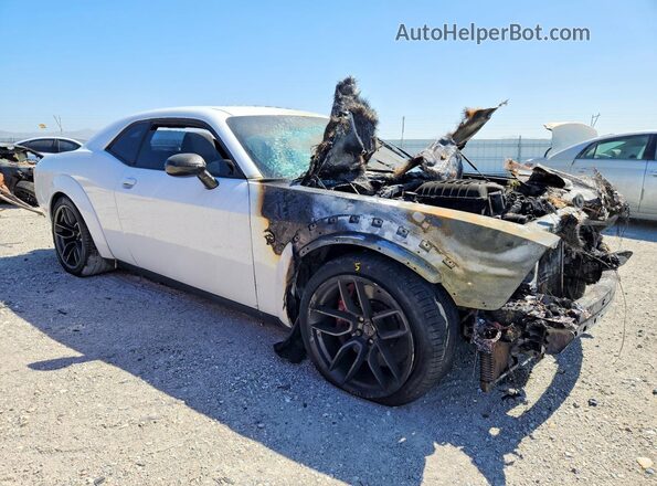 2C3CDZC93KH524262 2019 DODGE CHALLENGER Белый Передняя правая четверть