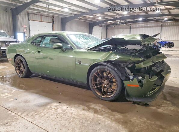 2C3CDZC96PH633757 2023 DODGE CHALLENGER Green Front right