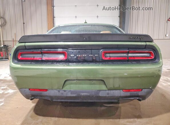 2C3CDZC96PH633757 2023 DODGE CHALLENGER Green Rear view
