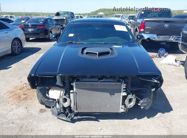 2C3CDZFJ1GH249648 2016 DODGE CHALLENGER Black უკანა სალონის ხედი