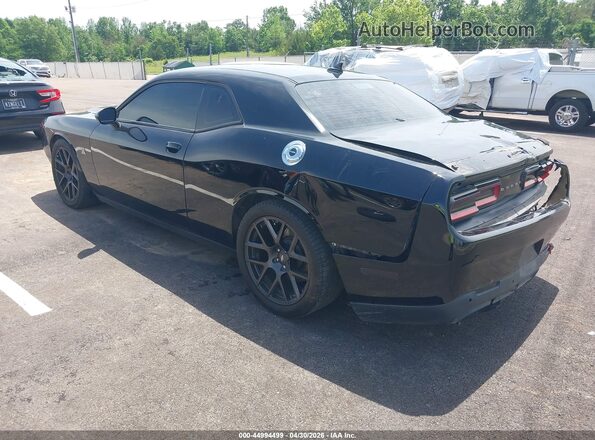 2C3CDZFJ1JH229827 2018 DODGE CHALLENGER Black Задня ліва чверть