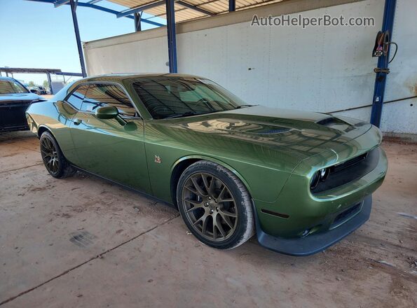 2C3CDZFJ1NH163897 2022 DODGE CHALLENGER Green Przód prawy