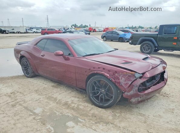 2C3CDZFJ4MH583751 2021 DODGE CHALLENGER Maroon Front right