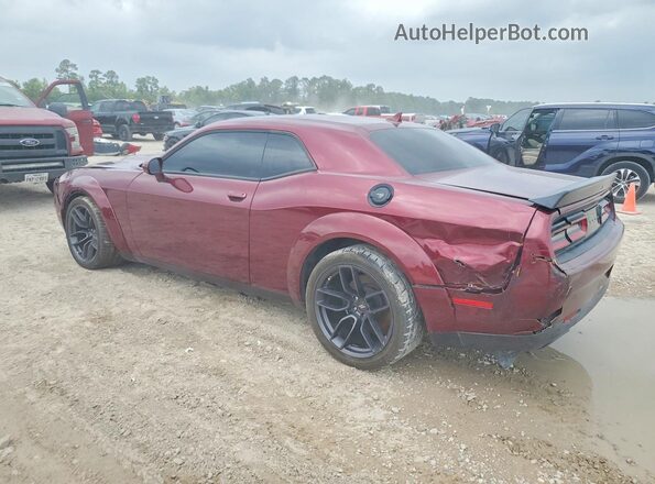 2C3CDZFJ4MH583751 2021 DODGE CHALLENGER Maroon Rear left