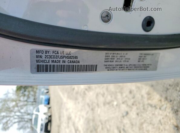 2C3CDZFJ5PH582595 2023 DODGE CHALLENGER Two Tone 