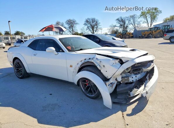 2C3CDZFJ7MH526783 2021 DODGE CHALLENGER White Delantero derecho