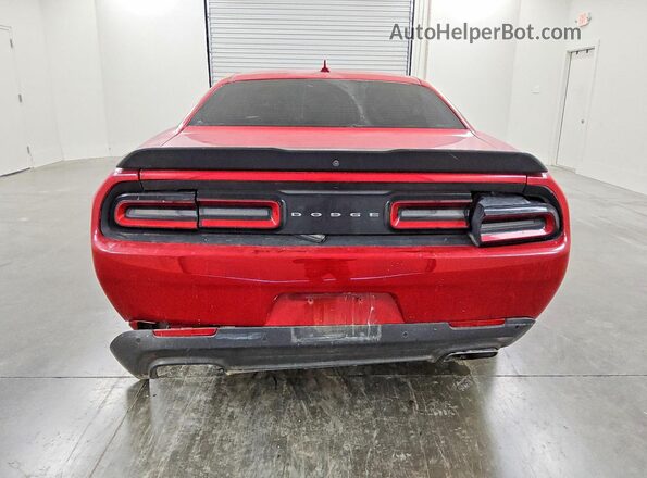2C3CDZFJ9GH305447 2016 DODGE CHALLENGER Red Vista trasera