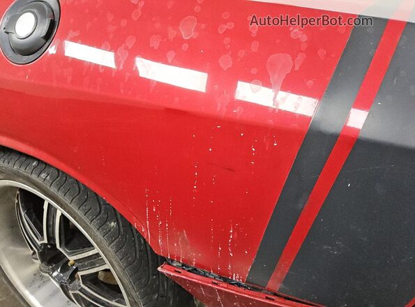 2C3CDZFJ9GH305447 2016 DODGE CHALLENGER Red Vista interior de 360 grados