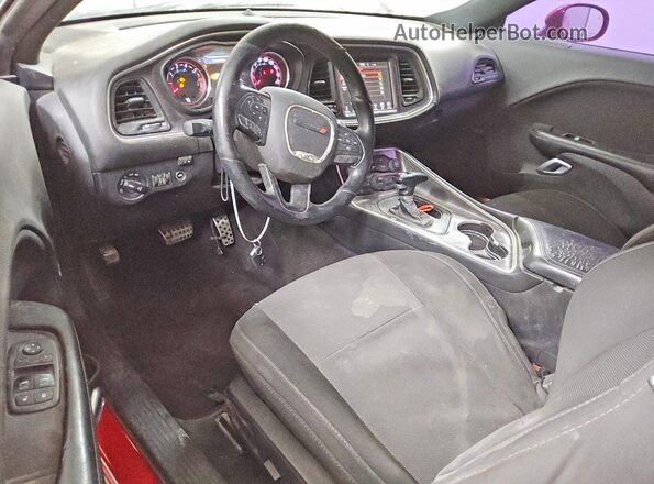 2C3CDZFJ9GH305447 2016 DODGE CHALLENGER Red Vista del salpicadero