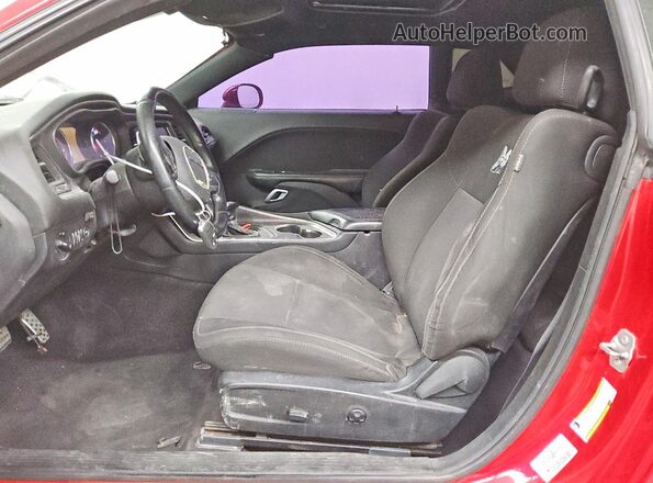 2C3CDZFJ9GH305447 2016 DODGE CHALLENGER Red Vista interior delantera