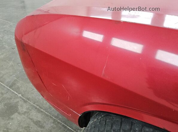 2C3CDZFJ9GH305447 2016 DODGE CHALLENGER Red Vista de la etiqueta del VIN