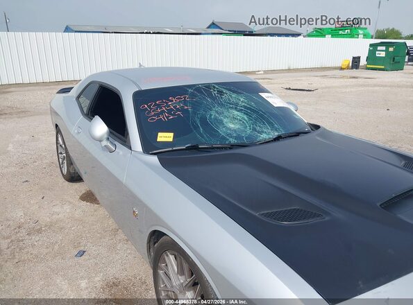 2C3CDZFJ9MH664471 2021 DODGE CHALLENGER Silver Front view