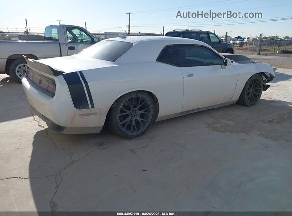 2C3CDZFJXGH209780 2016 DODGE CHALLENGER White Rear right