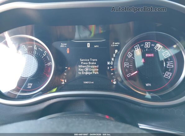2C3CDZGG4HH636778 2017 DODGE CHALLENGER Gray Widok tylnych siedzeń