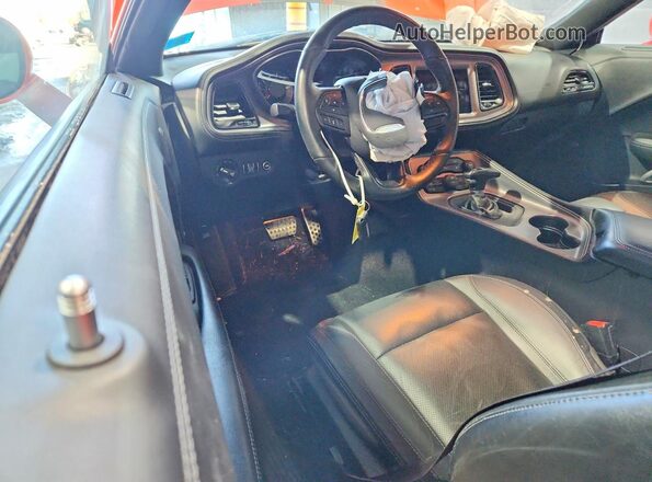 2C3CDZGG4PH621907 2023 DODGE CHALLENGER Orange წინა პანელის ხედი