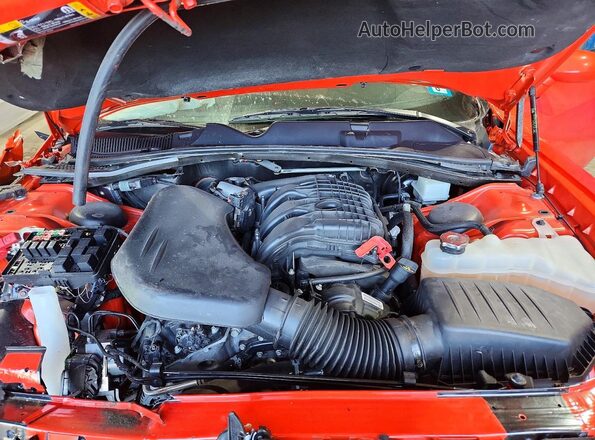2C3CDZGG4PH621907 2023 DODGE CHALLENGER Orange უკანა სალონის ხედი
