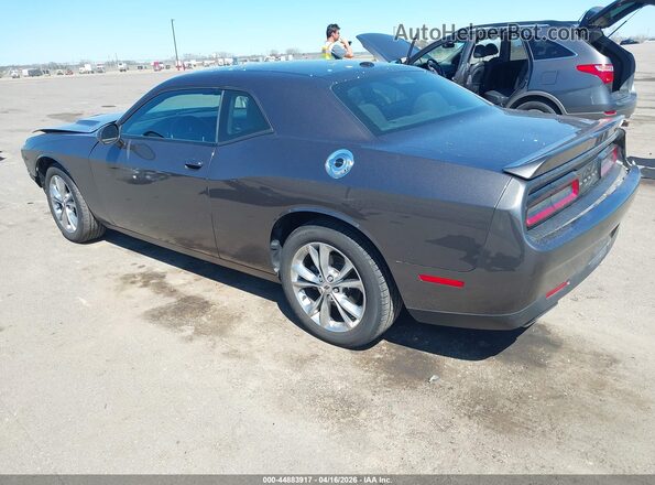 2C3CDZGG7MH530013 2021 DODGE CHALLENGER Gray Trasero izquierdo