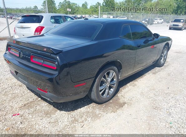 2C3CDZGGXMH521659 2021 DODGE CHALLENGER Black Trasero derecho
