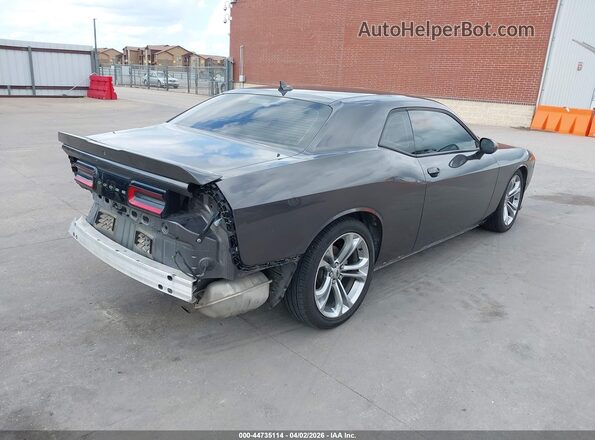 2C3CDZJG3MH672559 2021 DODGE CHALLENGER Gray Trasero derecho