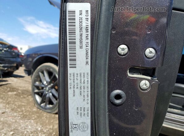 2C3CDZKG7MH500730 2021 DODGE CHALLENGER Charcoal 