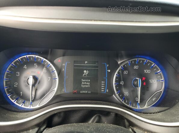 2C4RC1BG2LR131360 2020 CHRYSLER PACIFICA Gray ხელსაწყოთა პანელის ხედი