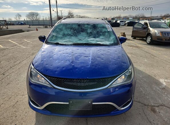 2C4RC1BG7LR105627 2020 CHRYSLER PACIFICA Blue Widok z przodu