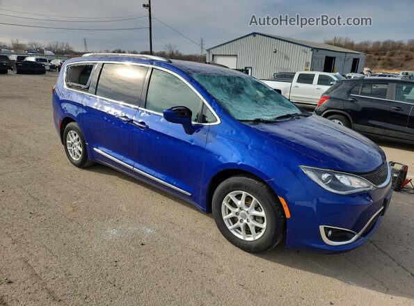 2C4RC1BG7LR105627 2020 CHRYSLER PACIFICA Blue Przód prawy