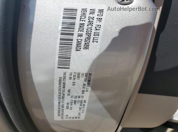 2C4RC1CG8PR524896 2023 CHRYSLER VOYAGER Silver 360 interior view