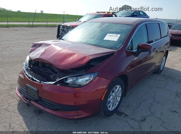 2C4RC1DG4HR522174 2017 CHRYSLER PACIFICA Maroon Vista tres cuartos delantera izquierda