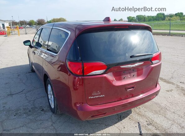 2C4RC1DG4HR522174 2017 CHRYSLER PACIFICA Maroon Trasero izquierdo