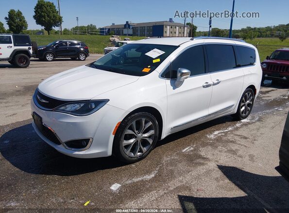 2C4RC1GG7JR131568 2018 CHRYSLER PACIFICA White წინა მარცხენა ხედი სამი მეოთხედიდან