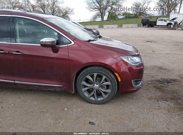 2C4RC1GG7JR259907 2018 CHRYSLER PACIFICA Бордовый 