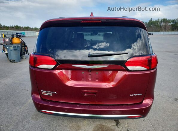 2C4RC1GGXHR692289 2017 CHRYSLER PACIFICA Burgundy Հետևի տեսք