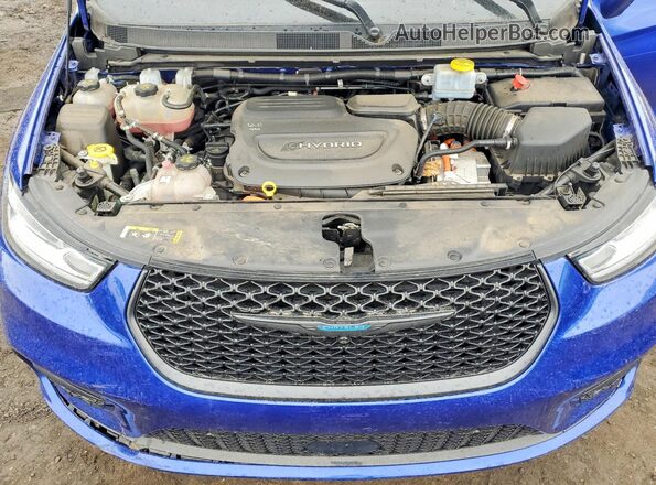 2C4RC1L7XMR603448 2021 CHRYSLER PACIFICA Blue Вид підкапотного простору